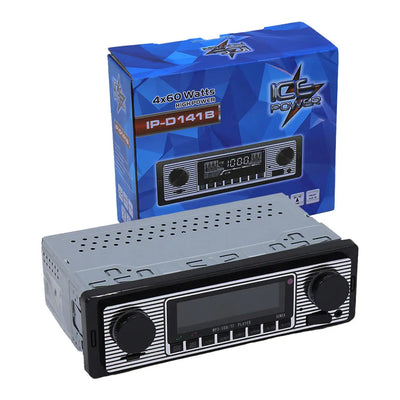 Ice Power IP-D141B Retro Look MP3/USB Media Player With Bluetooth