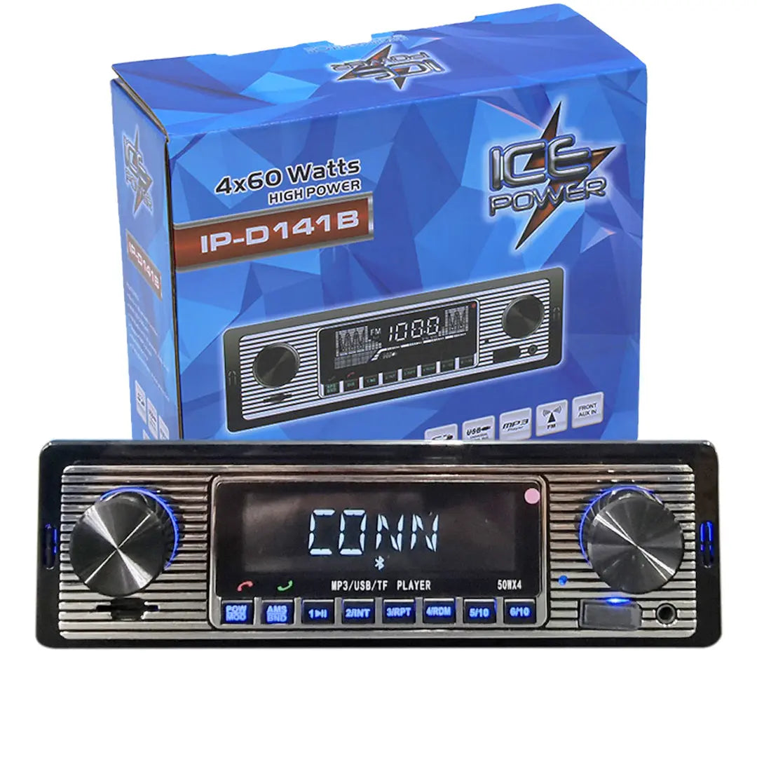Ice Power IP-D141B Retro Look MP3/USB Media Player With Bluetooth
