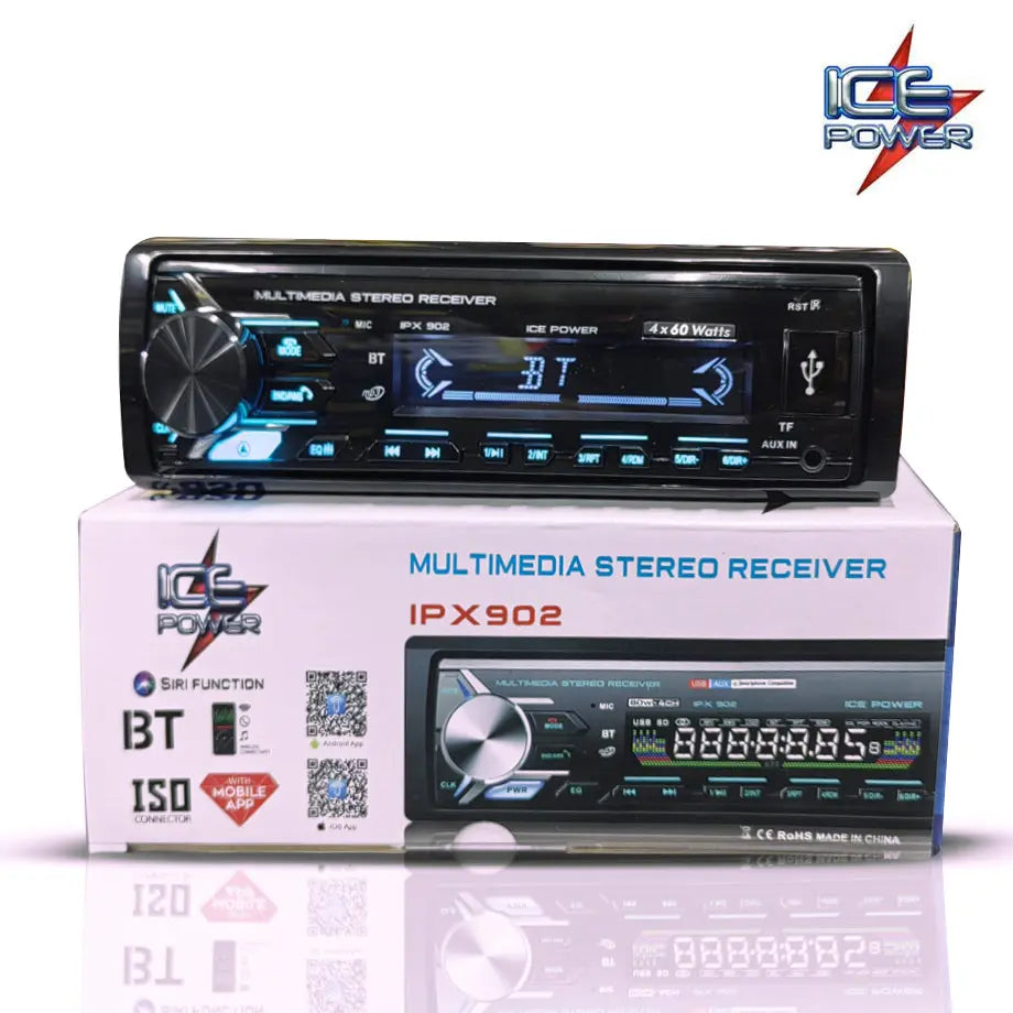 Ice Power IPX902 MP3 Media Player with USB & Bluetooth