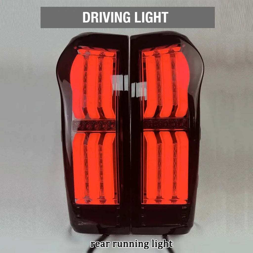 Isuzu D-Max (12-21) 3D Bar Style Smoked Black LED Taillights