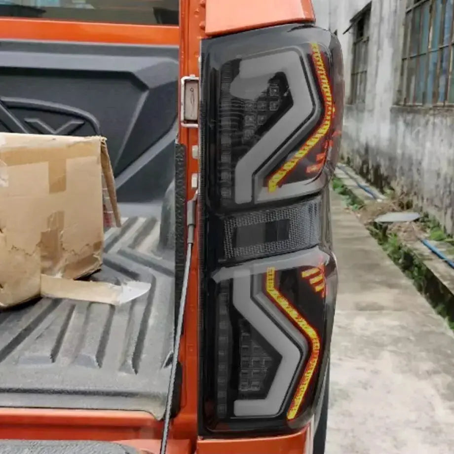 Isuzu D-Max (2021-On) Smoked Black 3D Bar Style LED Taillight
