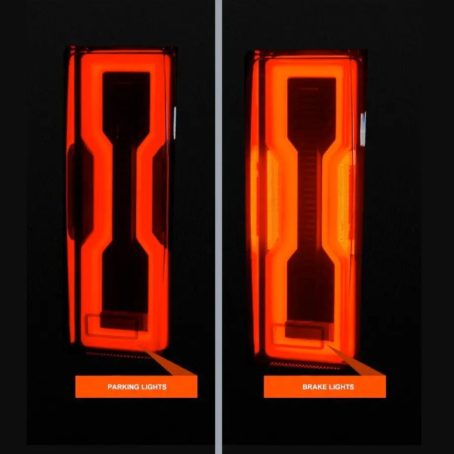 Isuzu D-Max (22-On) F150 Style Smoked Black LED Taillights