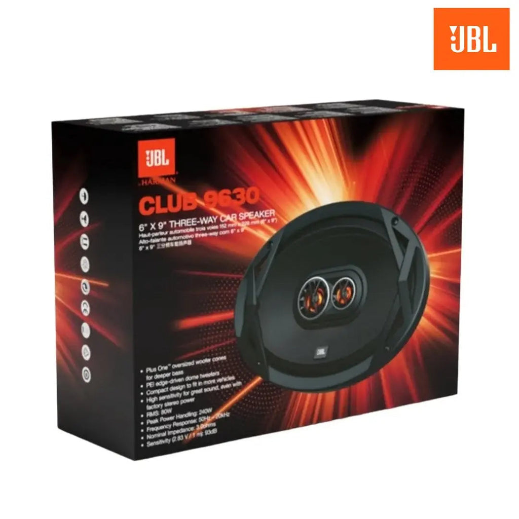 JBL 9630 Club Series 3-Way 6x9" Speakers - 240W