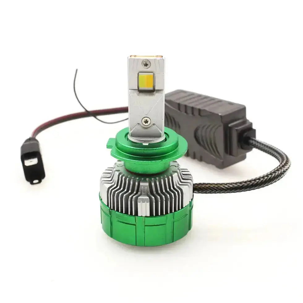 K14 3-Colour LED Canbus Bulbs With Strobe Function & Wireless Remote - H7