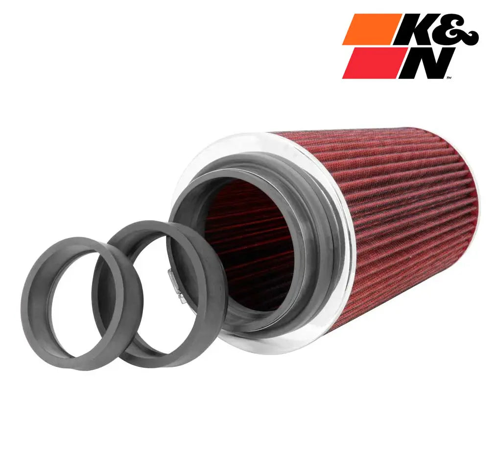 K&N RG-1002 Performance Cone Air Filter (76mm/90mm/100mm)
