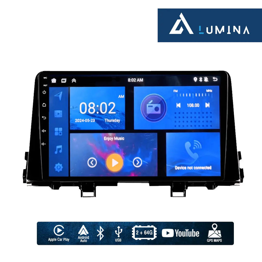 Kia Picanto (16-21) - 9 Inch Lumina Android Entertainment & GPS System