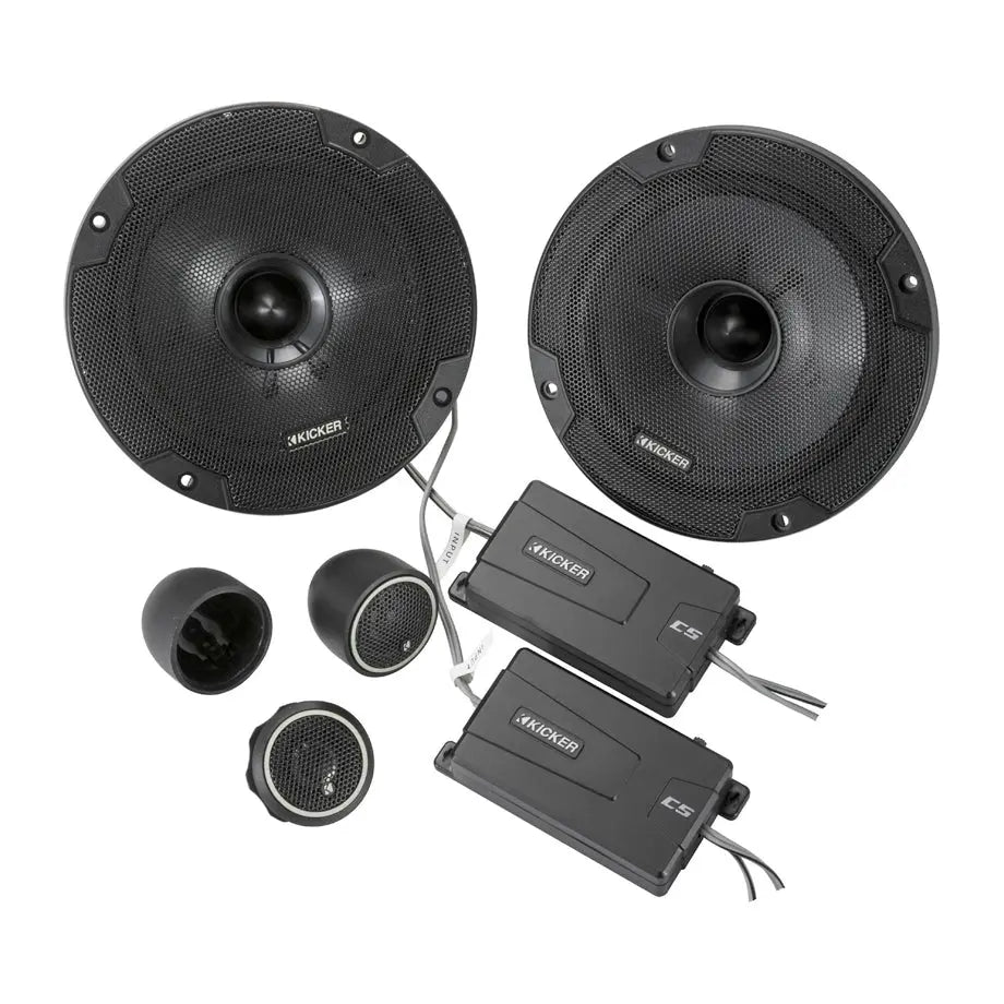 Kicker 46CSS654 6.5" CS Series Component Speakers (300W)