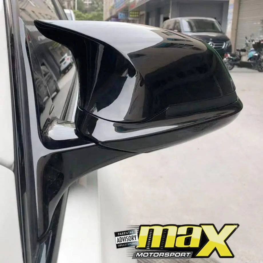 BM F10 M3/M4 Style Gloss Black Clip On Mirror Covers