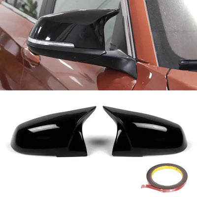 BM F10 M3/M4 Style Gloss Black Stick On Mirror Covers