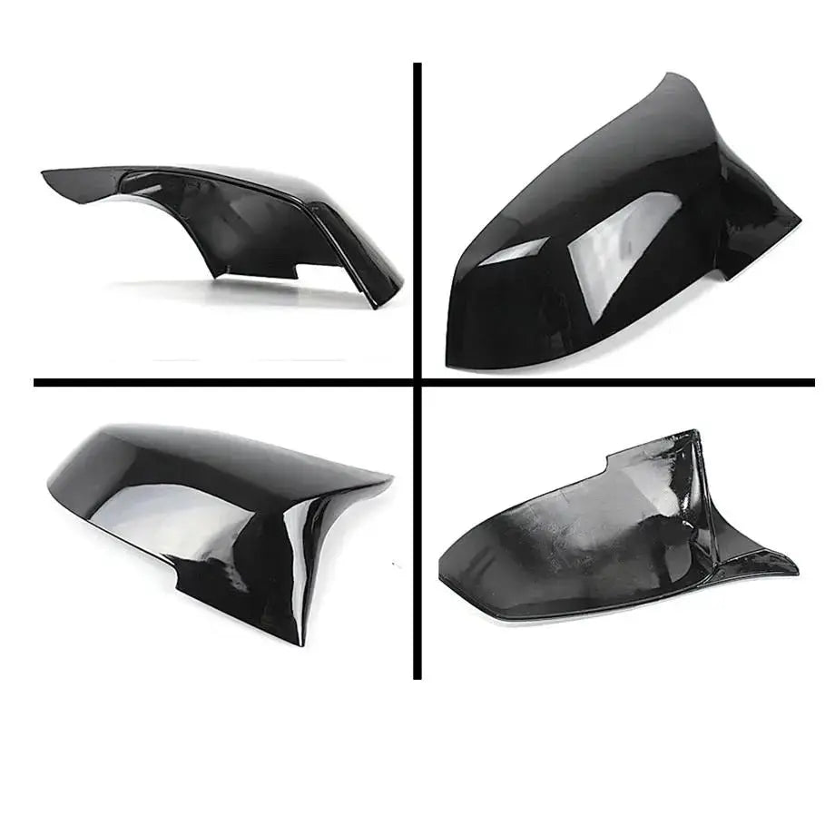 BM F10 M3/M4 Style Gloss Black Stick On Mirror Covers