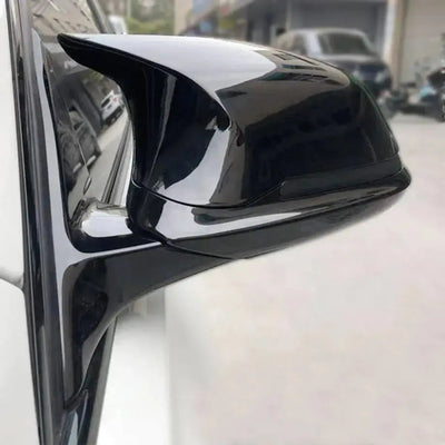 BM F10 M3/M4 Style Gloss Black Stick On Mirror Covers