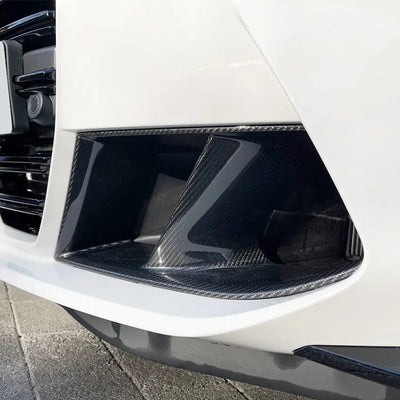BM G80 / G82 (M3/M4) Carbon Fibre Performance Style Front Bumper Air Vent Covers