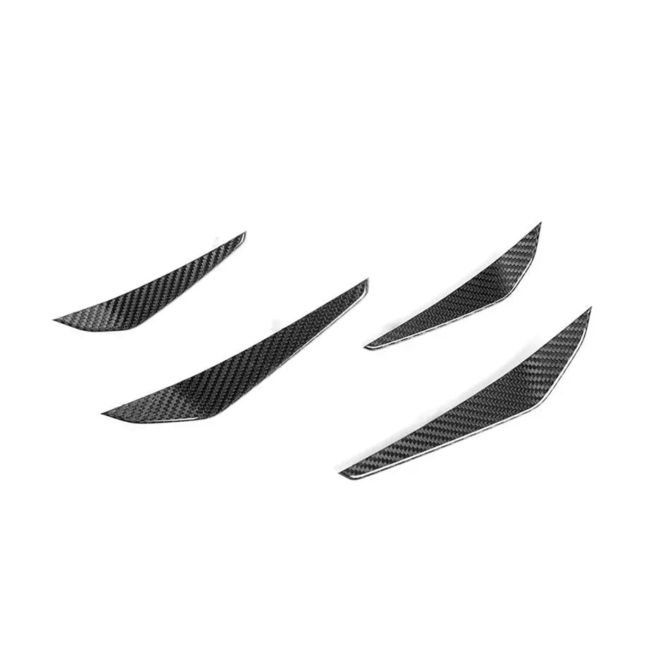 BM G80 / G82 (M3/M4) Carbon Fibre Performance Style Front Bumper Canards (4-Piece)