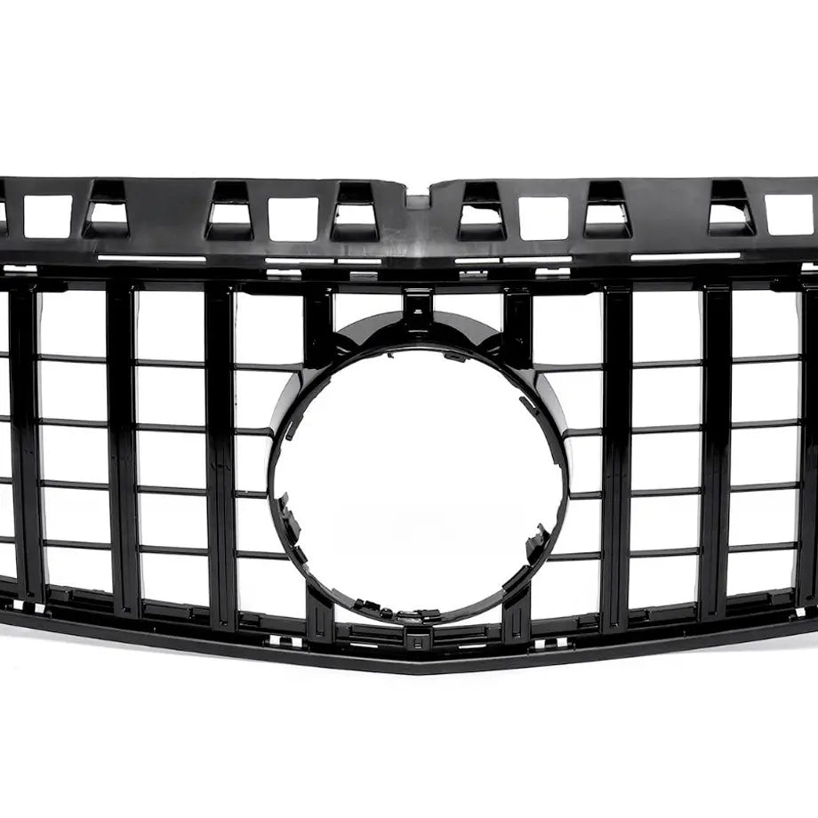 Merc W176 GTR Panamericana Style Gloss Black Upgrade Grille (13-15)