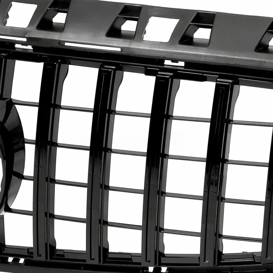 Merc W176 GTR Panamericana Style Gloss Black Upgrade Grille (13-15)