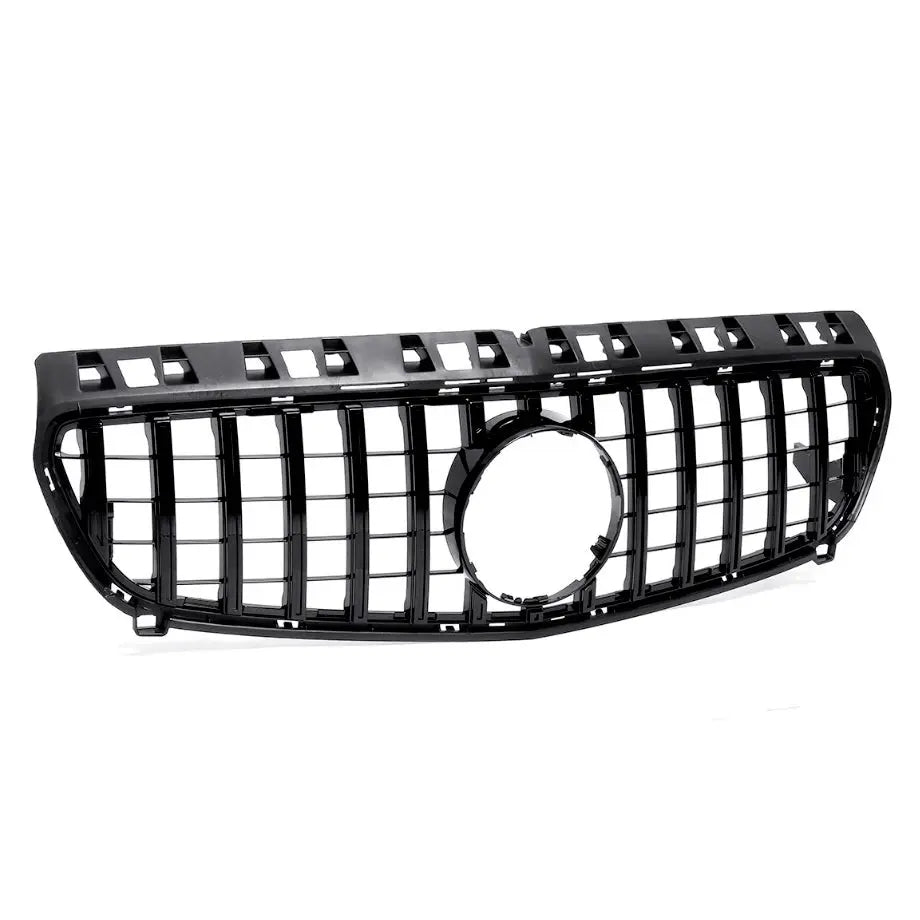 Merc W176 GTR Panamericana Style Gloss Black Upgrade Grille (13-15)