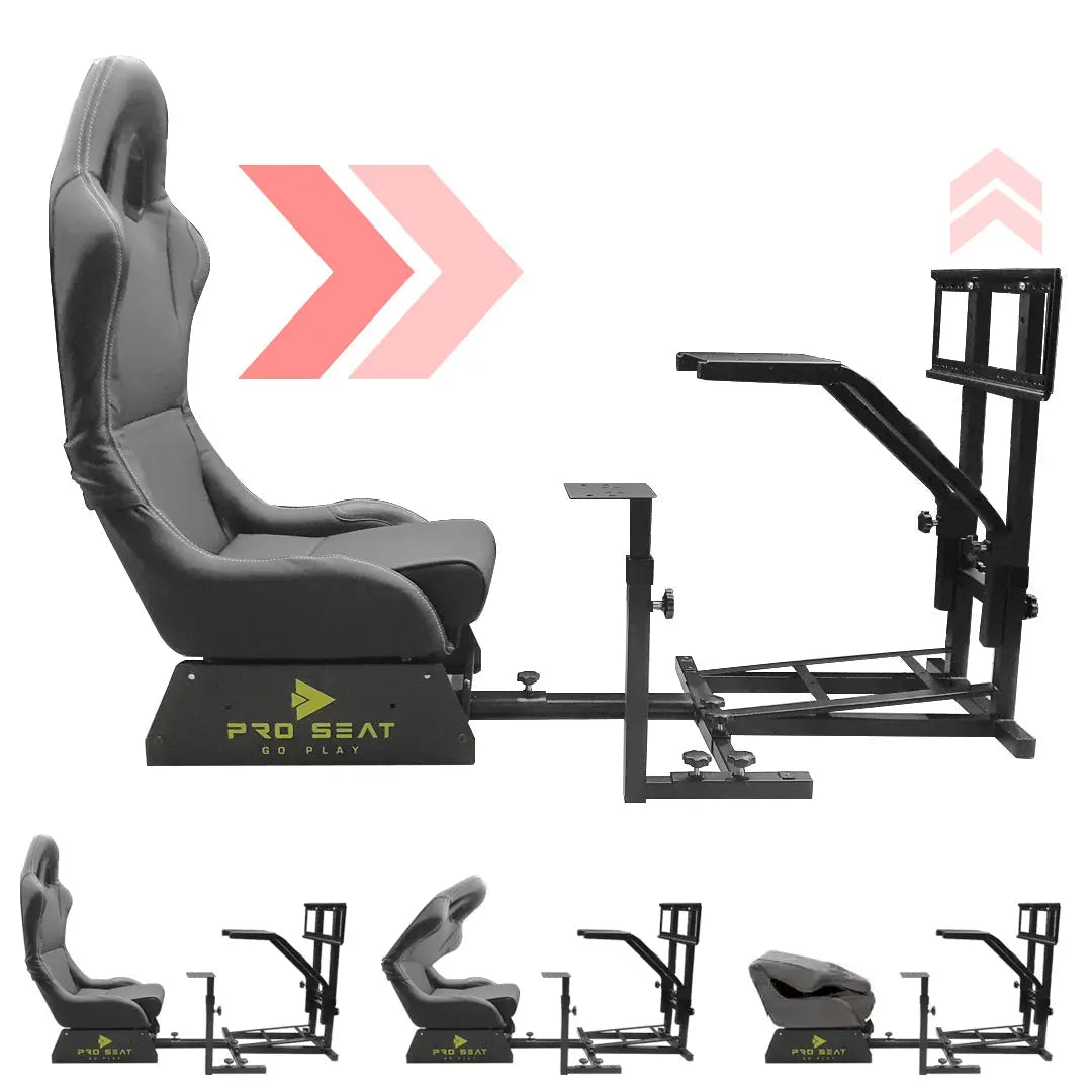 Pro Seat - Racing Simulator Gaming Seat With TV Stand