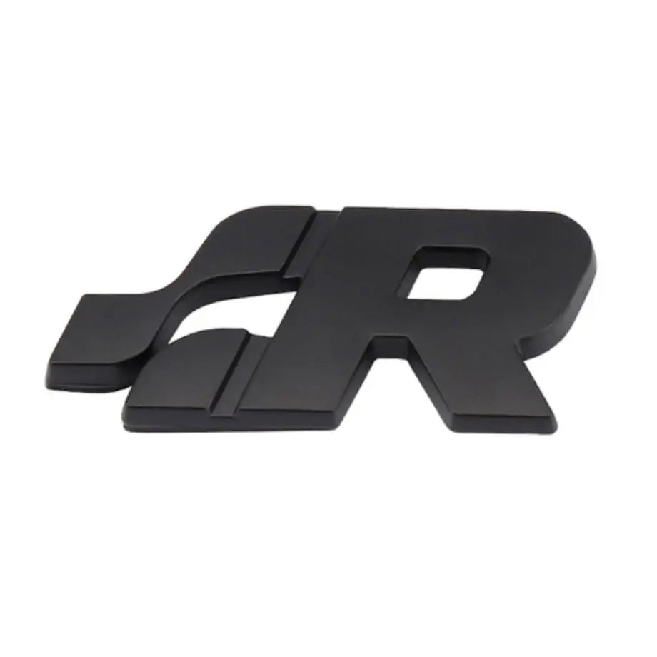 R Logo Stick-On Badge (Black)