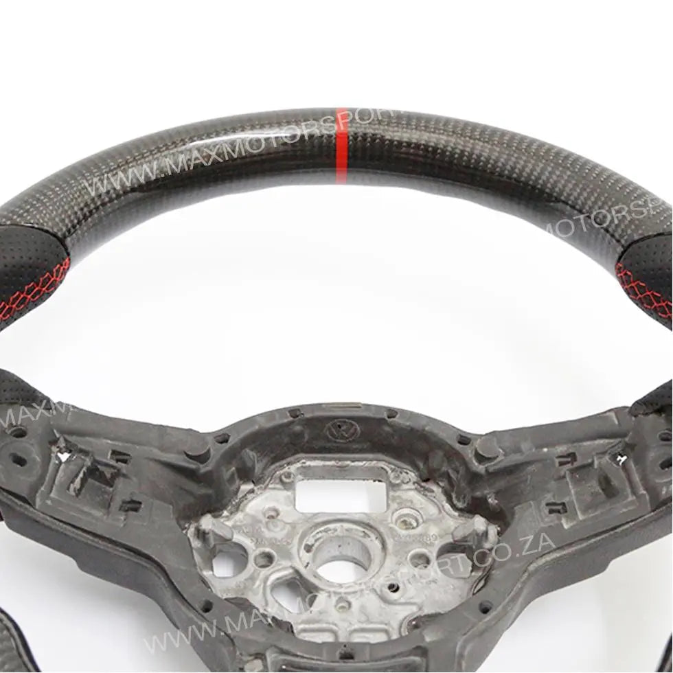 Genuine Carbon Fibre Steering Wheel Suitable For VW Golf 7 GTI / R