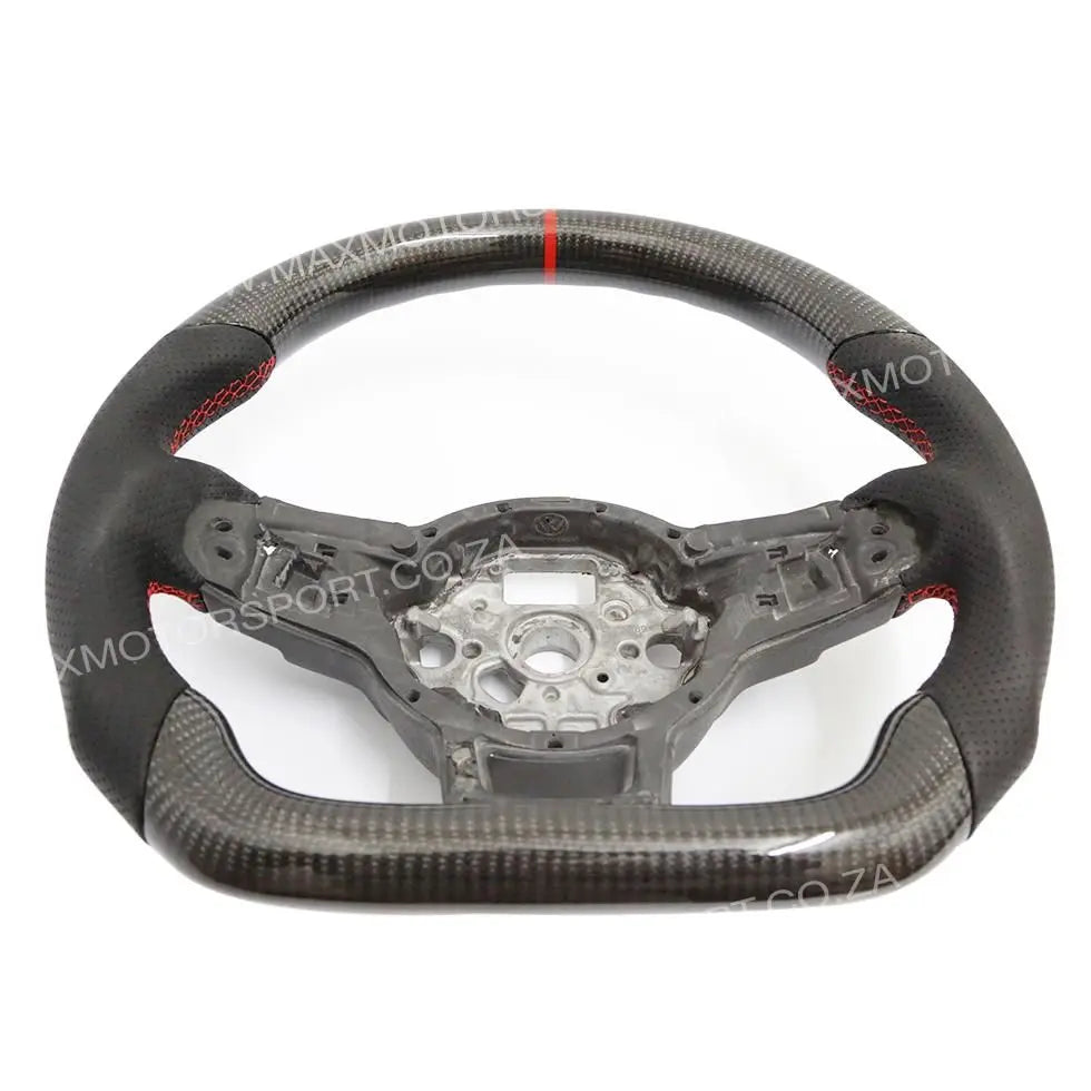 Genuine Carbon Fibre Steering Wheel Suitable For VW Golf 7 GTI / R