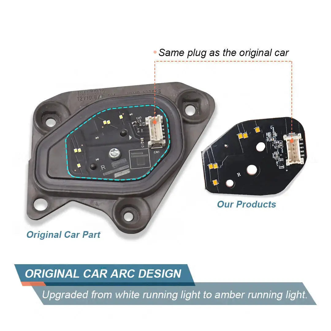 Ranger T9 Next Gen (22-On) Amber DRL LED Matrix Headlight Modules