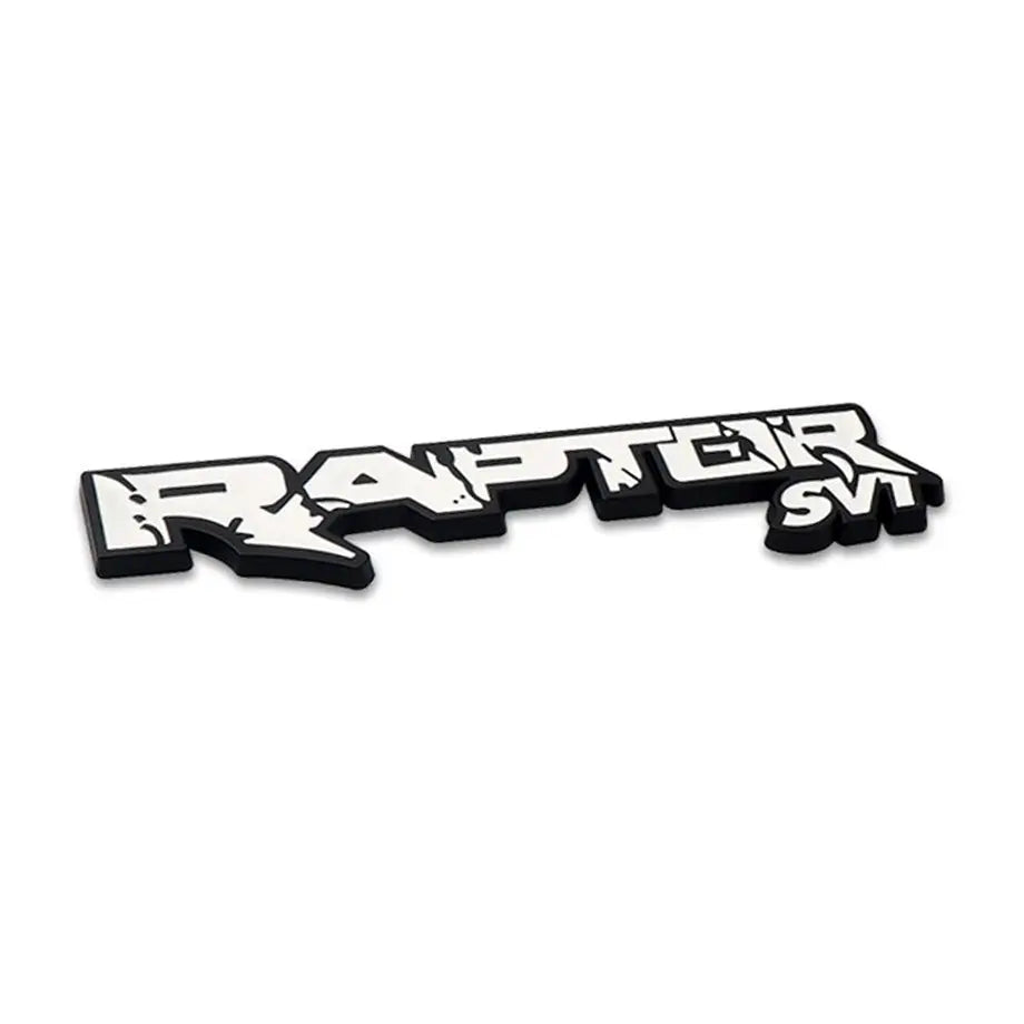 Raptor SVT Metal Badge - Black & White
