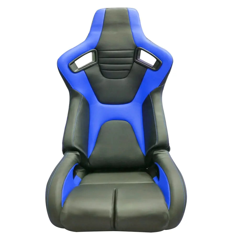 Reclinable Wingback Racing Seats PVC (Pair)