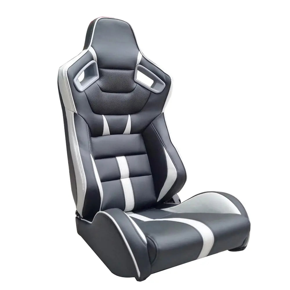 Reclinable Racing Seats PVC (Pair)