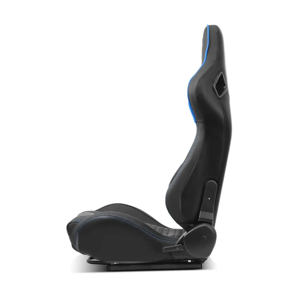 Reclinable Wingback Racing Seats PVC (Pair)