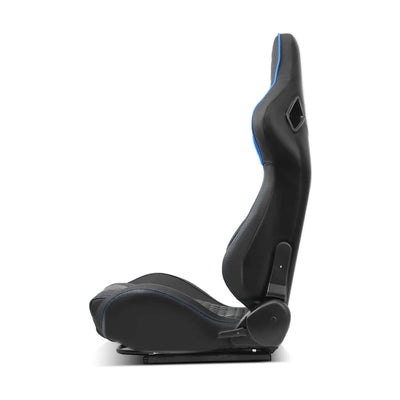 Reclinable Wingback Racing Seats PVC (Pair)