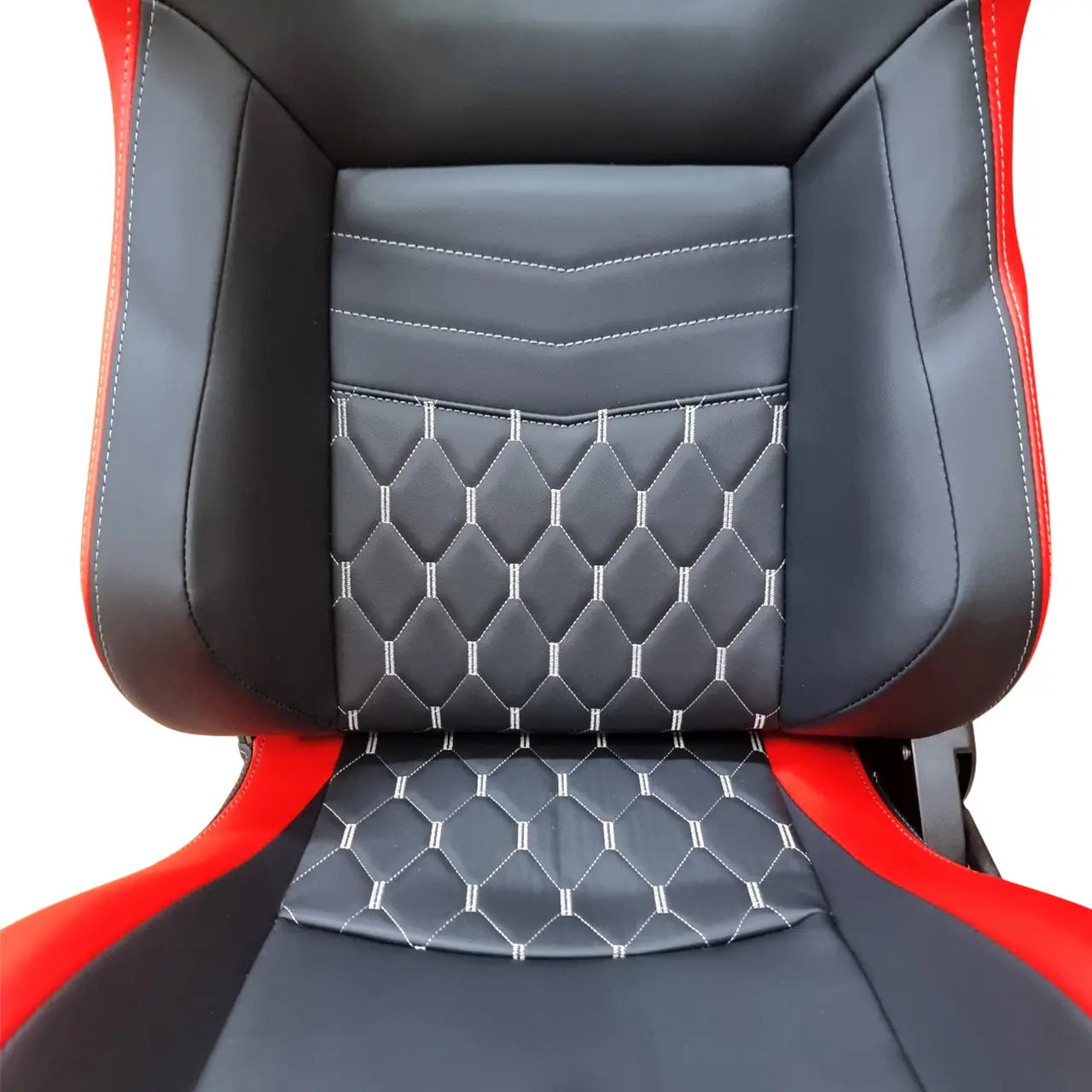 Reclinable Wingback Racing Seats PVC (Pair)