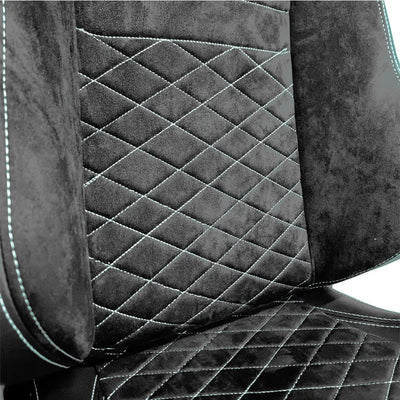 Reclinable Wingback Racing Seats PVC (Pair)