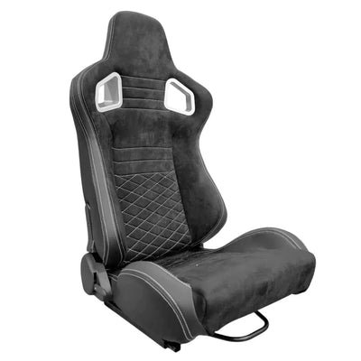Reclinable Wingback Racing Seats PVC (Pair)
