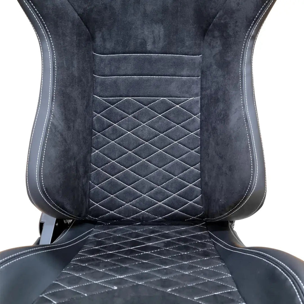 Reclinable Wingback Racing Seats PVC (Pair)