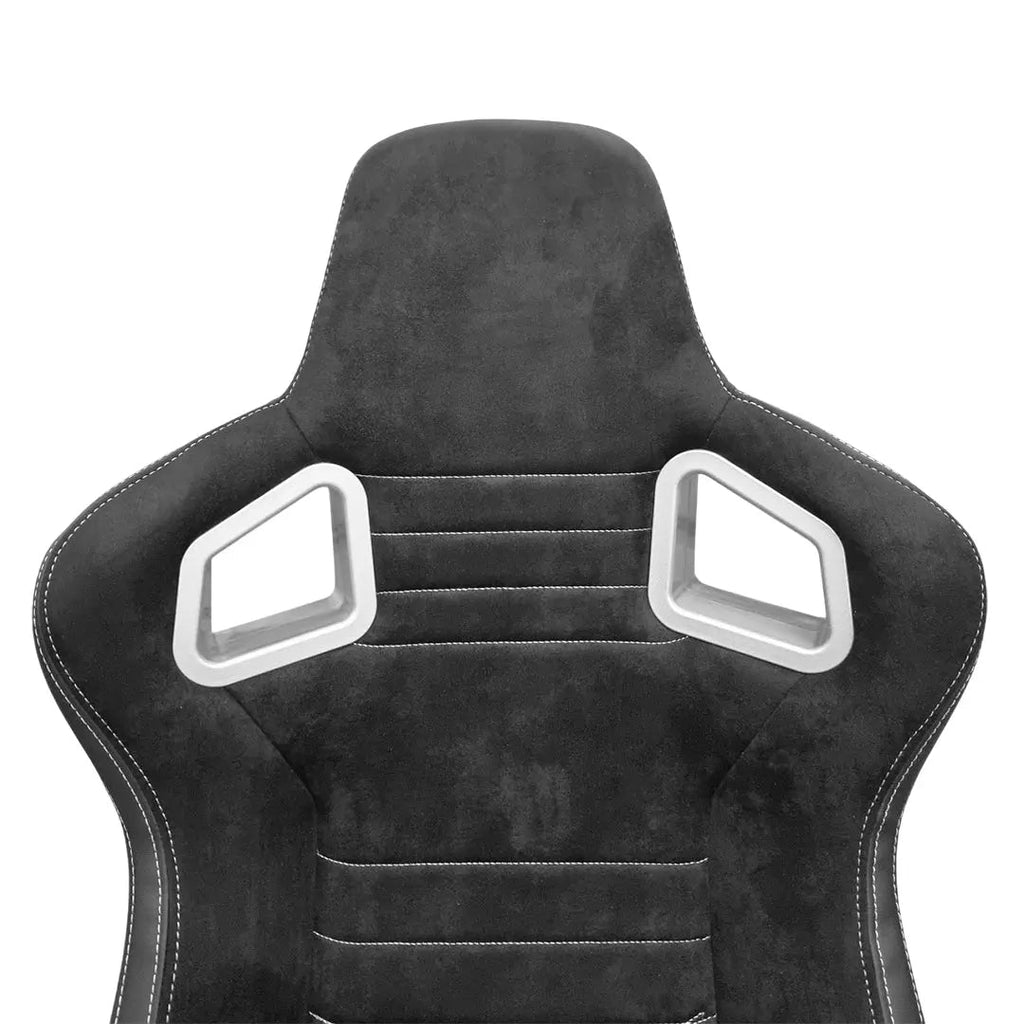 Reclinable Wingback Racing Seats PVC (Pair)