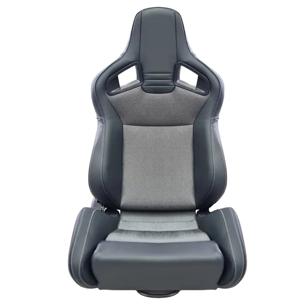 Reclinable Wingback Racing Seats PVC (Pair)