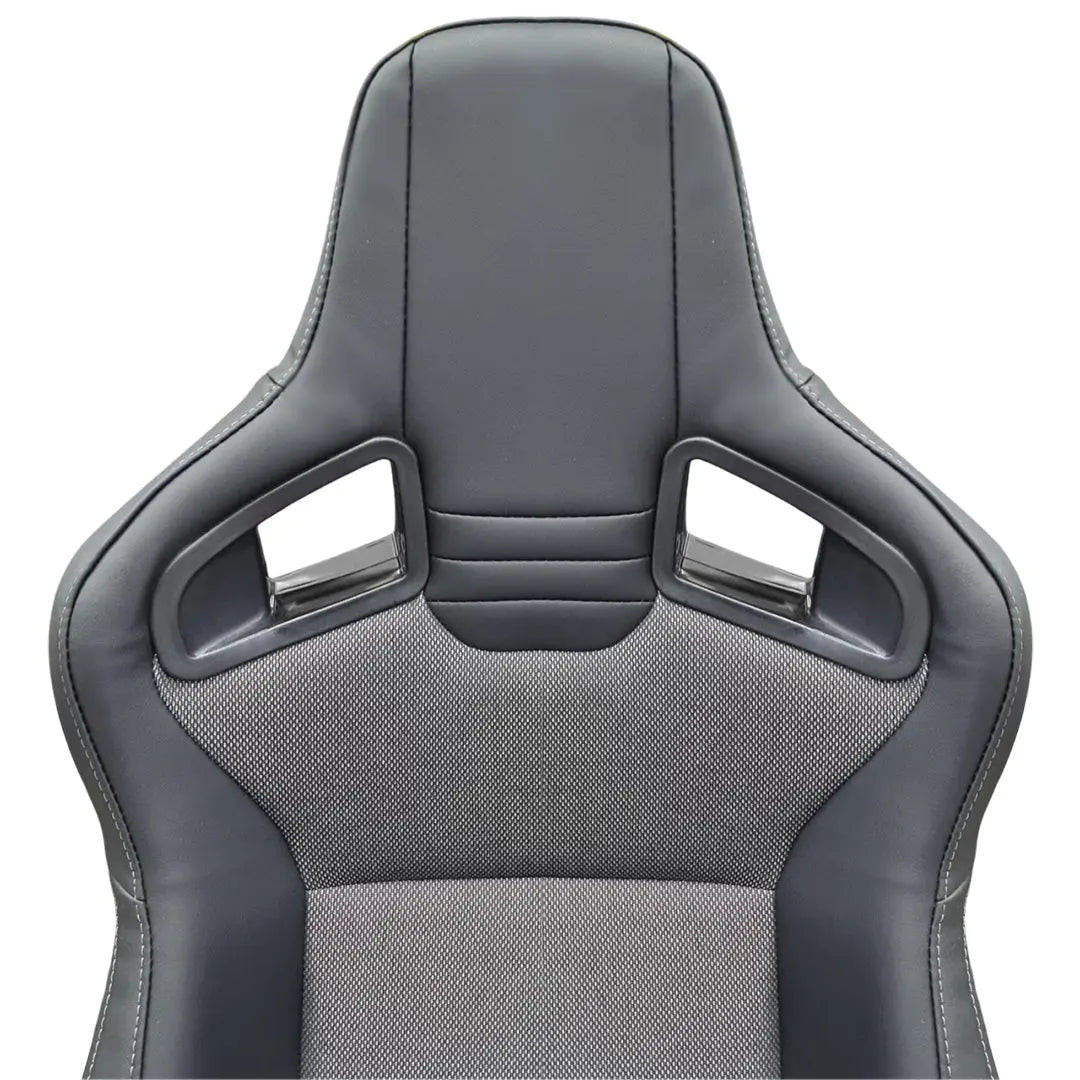 Reclinable Wingback Racing Seats PVC (Pair)