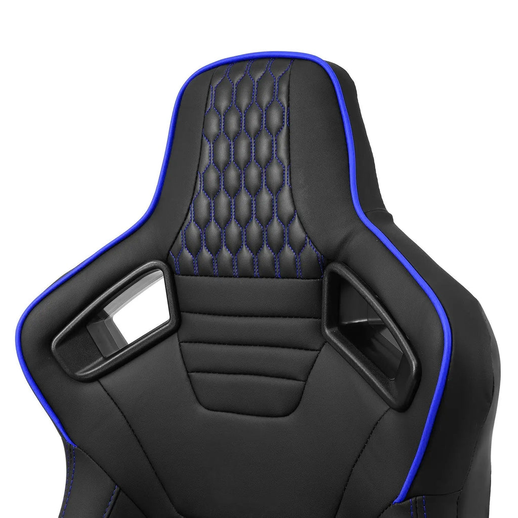 Reclinable Wingback Racing Seats PVC (Pair)