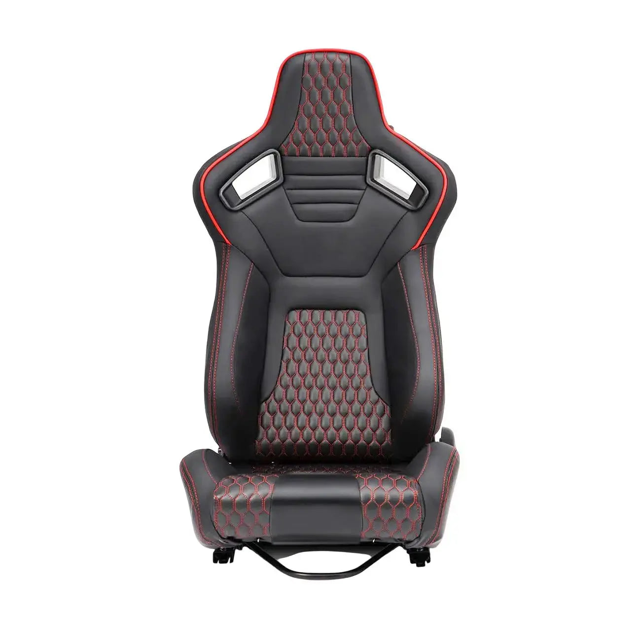 Reclinable Wingback Racing Seats PVC (Pair)