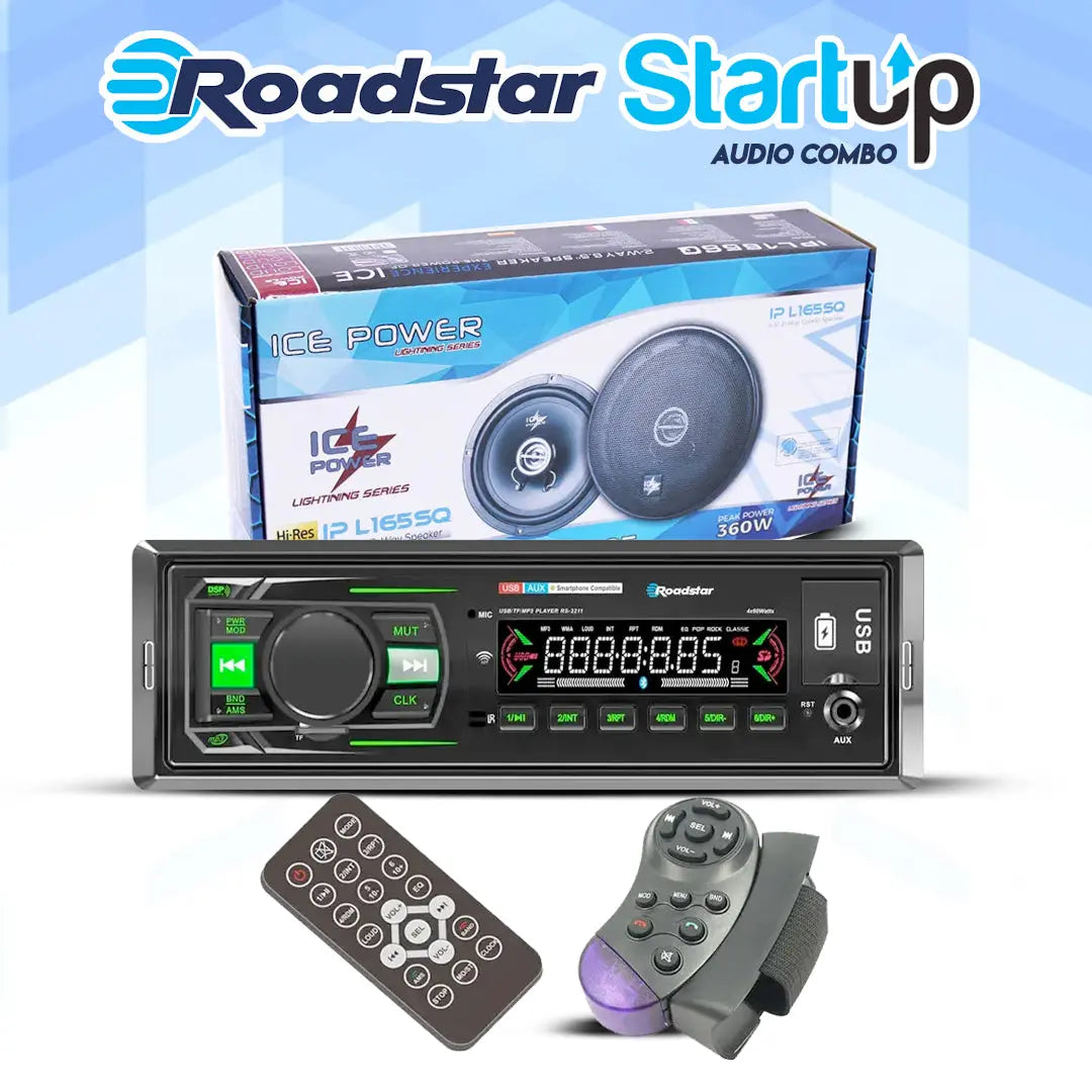 Roadstar Start Up Audio Combo