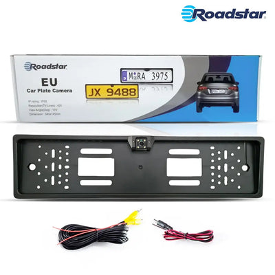 Roadstar Universal Front / Rear Number Plate Holder With Built-In LED Camera