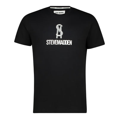 OLIVER CREW NECK LOGO TEE BLACK