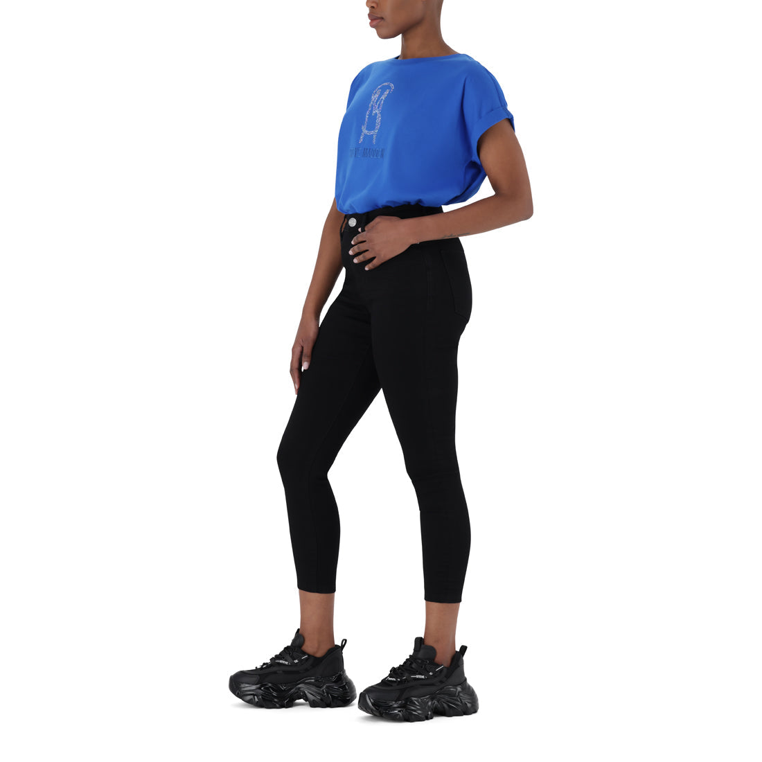 EVA CURVY BLACK SKINNY