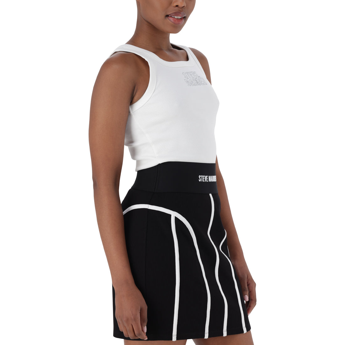 ISABELLA WHITE LOGO TANK TOP