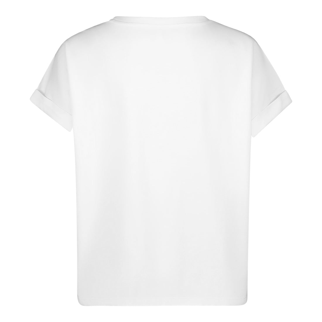 BLAIRE WHITE LOGO TEE WITH POPPERS