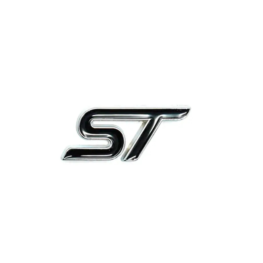 ST Logo - Steering Wheel Metal Badge (Black & Chrome)
