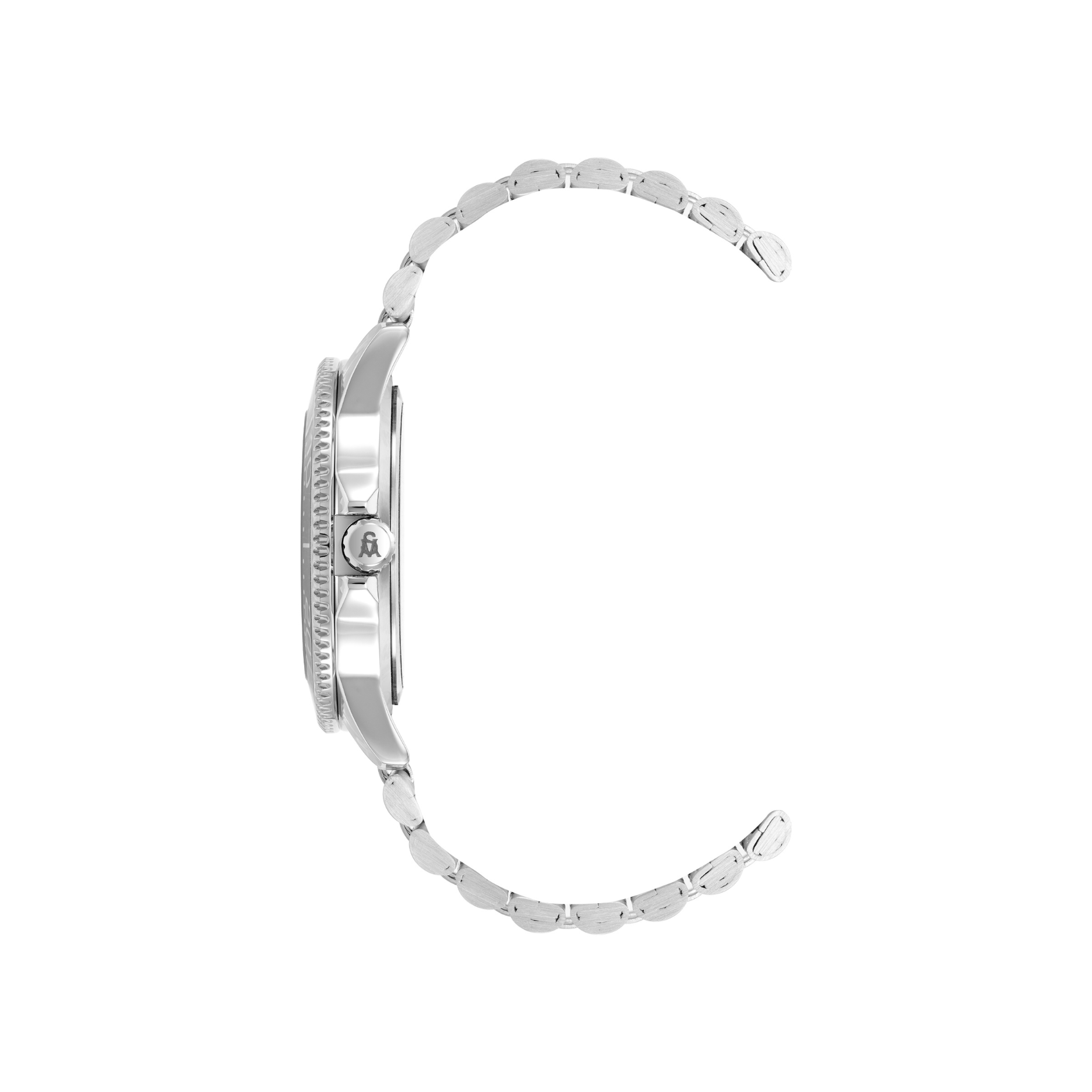 STATEMENT WATCH SILVER BLACK