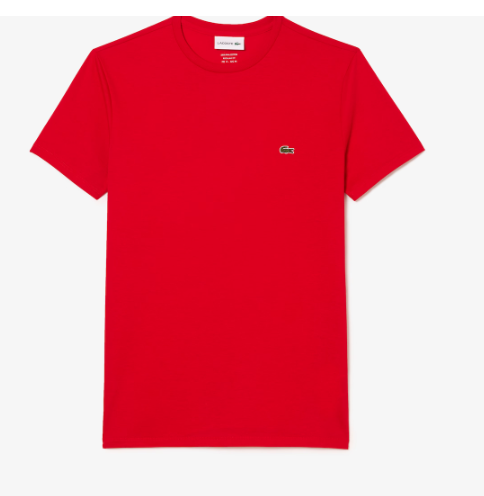 Lacoste Men's Crew Neck Pima Cotton Jersey T-shirt