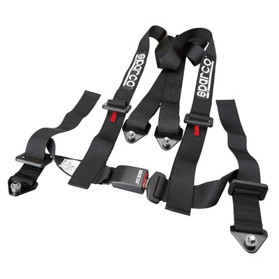 Sparco 4-Point Racing Seat Harness (Black)