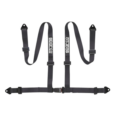 Sparco 4-Point Racing Seat Harness (Black)